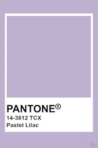 pantone's pastel lilac color palette